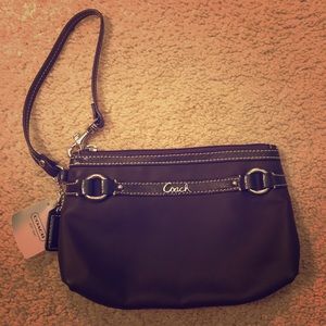 Coach zipper wristlet